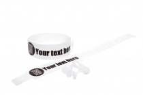 1000 Thermal PRINTED wristbands (10 rolls) PRINTED BY UK WRISTBANDS
