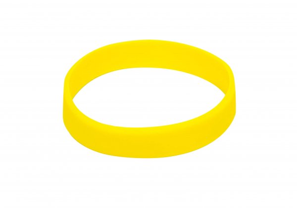 50 Yellow Silicon Wristbands (PLAIN)