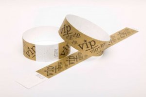 100 VIP Tyvek Wristbands