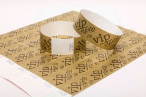 100 VIP Tyvek Wristbands