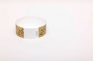 100 VIP Tyvek Wristbands