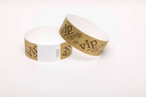 100 VIP Tyvek Wristbands