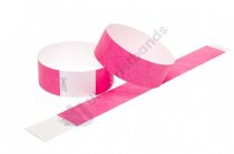 Clearance 1000 Neon Pink Tyvek Wristbands