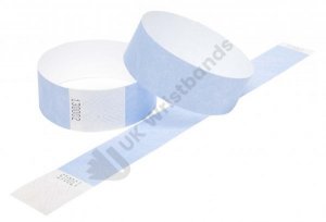 Clearance 1000 Sky Blue Tyvek Wristbands