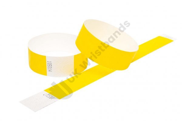 Clearance 1000 Yellow Tyvek Wristbands