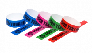 Custom Printed Tyvek Paper Wristbands