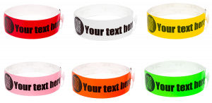 Custom Printed Thermal Vinyl Wristbands