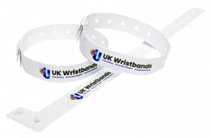 Custom Printed L Shaped Vinyl Wristbands