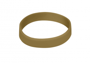 200 Custom Printed Gold Silicon Wristbands