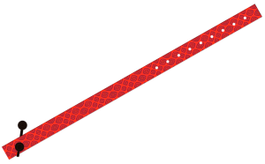 Fabric Wristbands with Holes & Clips