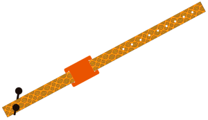 Fabric Wristbands with PVC Tag Holes & Clips